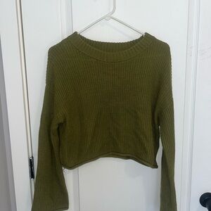 Wild Fable Olive Knit Sweater